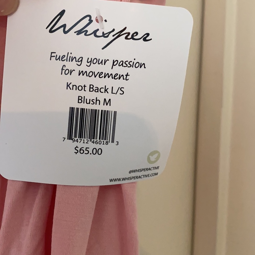 Whisper 💝 yoga shirt - Picture 2 of 3